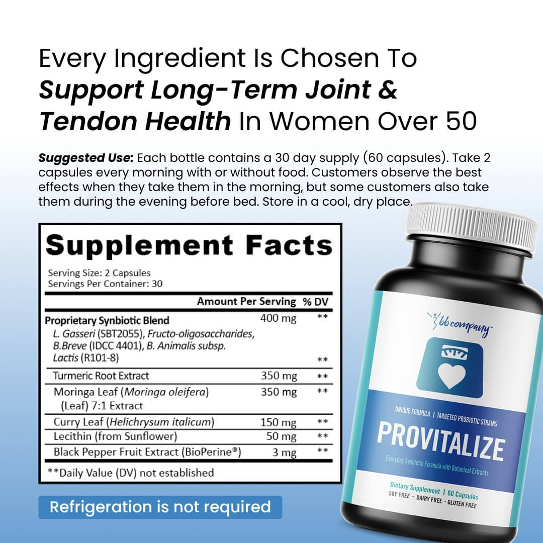 Provitalize | Best Natural Menopause Probiotic