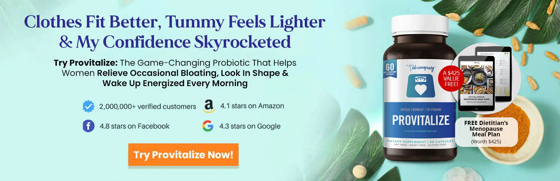 Stay slim with provitalize probiotics