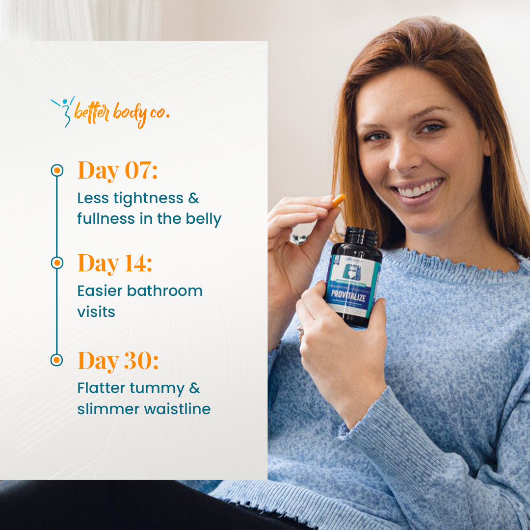 Shrink Belly Bloat With Provitalize