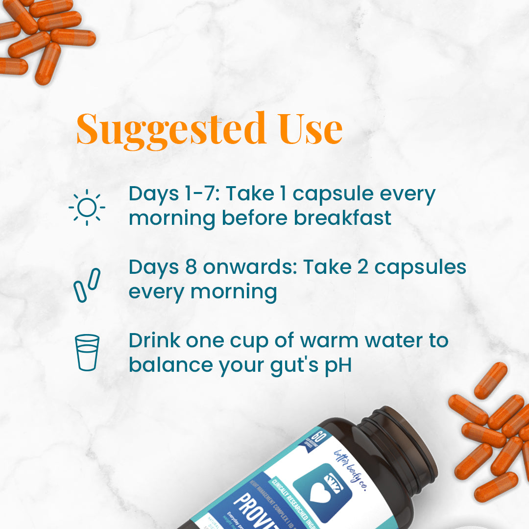 Shrink Belly Bloat With Provitalize